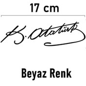 Resim Bak Karıştır Kemal Atatürk Sticker 17x6 Cm 