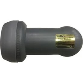 Resim Wellbox Circular Tek Çıkışlı Lnb Gri Renkli Yüksek Performanslı Sinyal Güçlendirici Aksesuar 