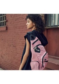 Resim Ful Usa Brıck House Pembe 14" Unısex Laptop Çapraz Sırt Çantası 