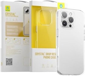 Resim Blueo iPhone 16/16 Plus / 16 Pro / 16 Pro Max Uyumlu Crystal Drop Resistance Şeffaf Telefon Kılıfı (iPhone 16 Pro) 