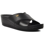 Resim Ayakmod Ayakmod 15.032 Siyah Kadın Dolgu Topuk Terlik 001 