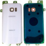 Resim Samsung Galaxy S7 Arka Batarya Kapak -Beyaz 
