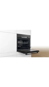 Resim BOSCH HIF534EB0T 66 L Hacim A Enerji Sınıfı Ankastre Elektrikli Fırın 6 Programlı Şık Tasarım 