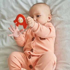 Resim MCM Group 30862-LC Kanz Sevimli Kaplumbağa Diş Kaşıyıcı Çıngırak 