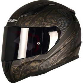 Resim Ls2 Rapid Crypt Kask Mat Siyah 