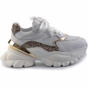 Resim Bambi Beyaz Beyaz Leather Kadın Sneaker K01480004503 