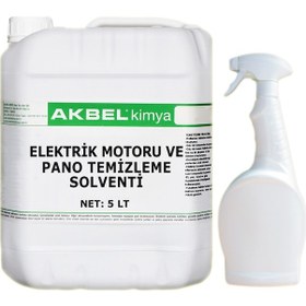 Resim Akbel Elektrik Motoru Ve Pano Temizleme Solventi 5 Lt+Sprey 