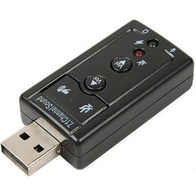 Resim 7.1 Usb Ses Adaptörü, Harici Ses Kartı, Pc Ve Dizüstü Bilgisayar İçin 3d Usb Ses Adaptörü, 