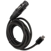 Resim Vkemall Type-c'den Xlr Dişi Kayıt Kablosu - 3m, 48khz Yüksek Örnekleme Oranı, Halka Açık Kupur, Plug & Play, Dinamik Mikrofon Uyumlu 