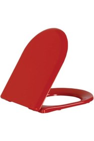 Resim Creavit AMASRA DUROPLAST AMORTİSÖRLÜ KLOZET KAPAĞI KIRMIZI KC0103.01.1100E 