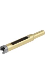 Resim Tabaş Elmas Delikli Karo Seramik Cam Slate Porselen Mermer 12MMALTIN Sarısı(Gold) 5 Adet 