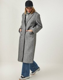 Resim Hot Fashion Kadın Kırçıllı Gri Gri - Siyah 