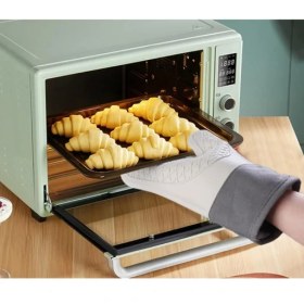 Resim Isıya Dayanıklı Silikon Fırın Eldiveni 