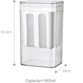 Resim 1pca L Yoğurt Filtresi Gıda Süzgeci Yunan Yoğurt Makinesi Filtre 