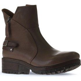 Resim Bueno Shoes Vizon Kahverengi Deri Kadın Topuklu Bot 01WV0901 01WV0901 