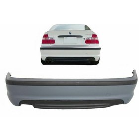 Resim BMW E46 1998-2004 4.KAPI PLASTİK BOYASIZ M.TECH ARKA TAMPON 