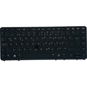 Resim Hp Uyumlu Elitebook 850 G1 F6z30es , 850 G1 F6z39es Işıklı Klavye Siyah Çerçeveli Tr 