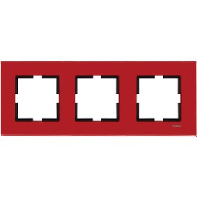 Resim VİKO Bordo Novella Üçlü Cam Çerçeve (VK-92092263) 