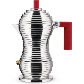 Resim Alessi Pulcina Indüksiyon Tabanlı Espresso Makinesi 300 ml Kırmızı 