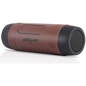 Resim Reedark Zealot S1 Taşınabilir Bluetooth Hoparlör: Fm Radyo, Tf Kart, Aux Giriş, Led Işık, 4000mah Pil, Kahverengi 