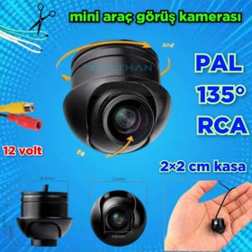 Resim Navigold 19 mm MİNİ ARAÇ GÖRÜŞ KAMERASI ÖN YAN VEYA ARKA KULLANIMA UYUMLU 12 VOLT 