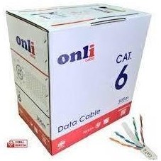 Resim Onli U-UTP 24 AWG CCA 100 Metre Cat6 Kablo 