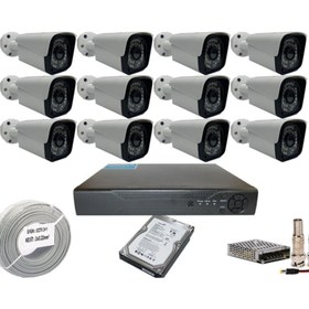 Resim PROMISE 12 Kameralı Set 5 Mp Ahd Sistem 1440p Harddisk Dahil Gece Görüşlü Kamera Sistemi 5MP12LIKAREHDD 