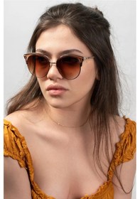 Resim Daniel Klein Dk4256p-2 Kahverengi Cat Eye Kadın Güneş Gözlüğü 