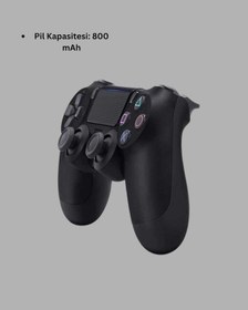 Resim Kablosuz Titreşimli Oyun Kolu - Ps4 Uyumlu Ergonomik Tasarım Ve Uzun Pil Ömrü 