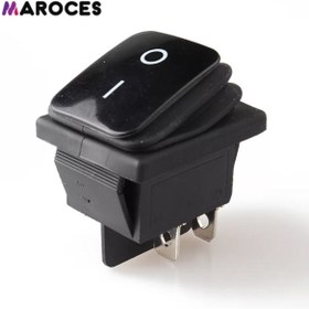 Resim Maroces 10 Adet Ic-106w Geniş Işıksız Anahtar On-off 4p Körüklü 