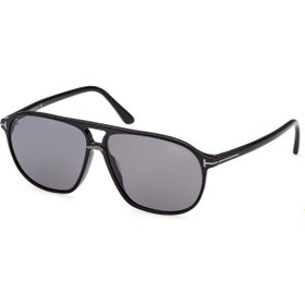 Resim Tom Ford BRUCE (FT1026-N-01D) 61 | Polarize Erkek Siyah Güneş Gözlüğü 