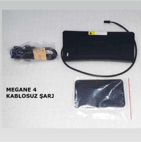 Resim Renault Megane İçin Uyumlu 4 Kablosuz Sarj Standı 2016+ 