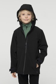 Resim 2AS SAYRA Softshell Çocuk Ceket Siyah 