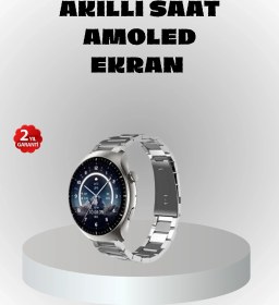 Resim Nfc Destekli Akıllı Saat Kablosuz Şarj & Sesli Arama Özelliği 