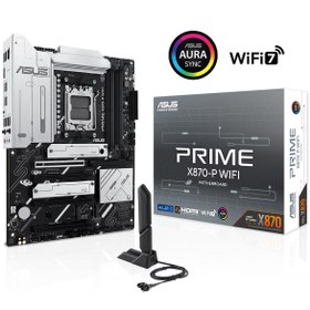 Resim ASUS Prıme X870-p Wıfı Amd X870 Soket Am5 Ddr5 8000 (OC)mhz Atx Gaming (OYUNCU) Anakart 