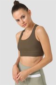 Resim Superstacy Cross Strap Haki Spor Büstiyer 