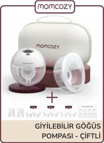 Resim Momcozy M5 Kablosuz Göğüs Pompası (Çiftli) 
