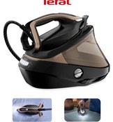 Resim TEFAL 9 Bar Yüksek Basınç Vision LED Işıklı Premium Buhar Kazanlı Ütü, Özel Tabanlı, Lambader Hediye 