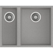 Resim Teka SQUARE 560 TG STONE GREY Tezgahaltı Granit Eviye Gri 56 cm 115260030 