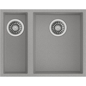 Resim Teka SQUARE 560 TG STONE GREY Tezgahaltı Granit Eviye Gri 56 cm 115260030 