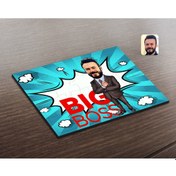 Resim Kişiye Özel Erkek Big Boss Karikatürlü Ahşap Puzzle-2 
