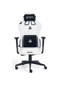Resim Titanseat Beast Leather White Oyuncu Koltuğu Beyaz 