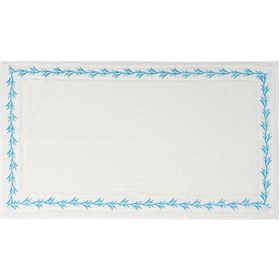 Resim Mercan İşlemeli Pamuk Ayak Havlusu 