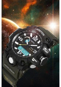 Resim JO.G.S01 Kücük Kasa Digital&analog Kronmetre+takvim+alrm+aydınlatma 8-15 Yaş Arası Çocuk Saati 