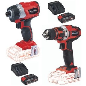 Resim Einhell TE-CI 18 BL Vidalama TE-CD 18/40 li Matkap 2x2.5ah Set 