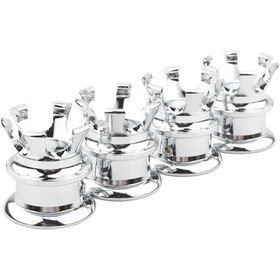 Resim Suntek Başlı Civata Somun Kapakları Tüm Twin Cam Modelleri Için Kapaklar 1999-Sonrası Gümüş 4 Adet 