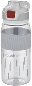 Resim 550 ML Rahat İçim (Pipetsiz) Taşıma Kulplu Çocuk Su Matarası -VGN3001ML550 (Gri) 
