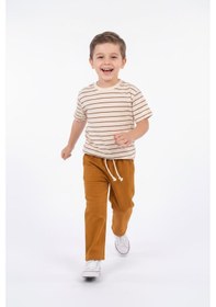 Resim Miababy Müslin Pantolon Süprem Tişört 2li Takım Hardal 