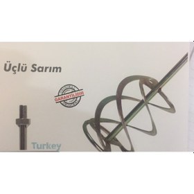 Resim Mega M14 Boya Ve Alçı Karıştırıcı Lema Üçlü Sarım 120 Profesyonel N11.94 