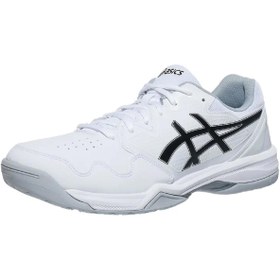 Resim Asics Gel-Dedicate 7 Beyaz Siyah Erkek Tenis Ayakkabısı 